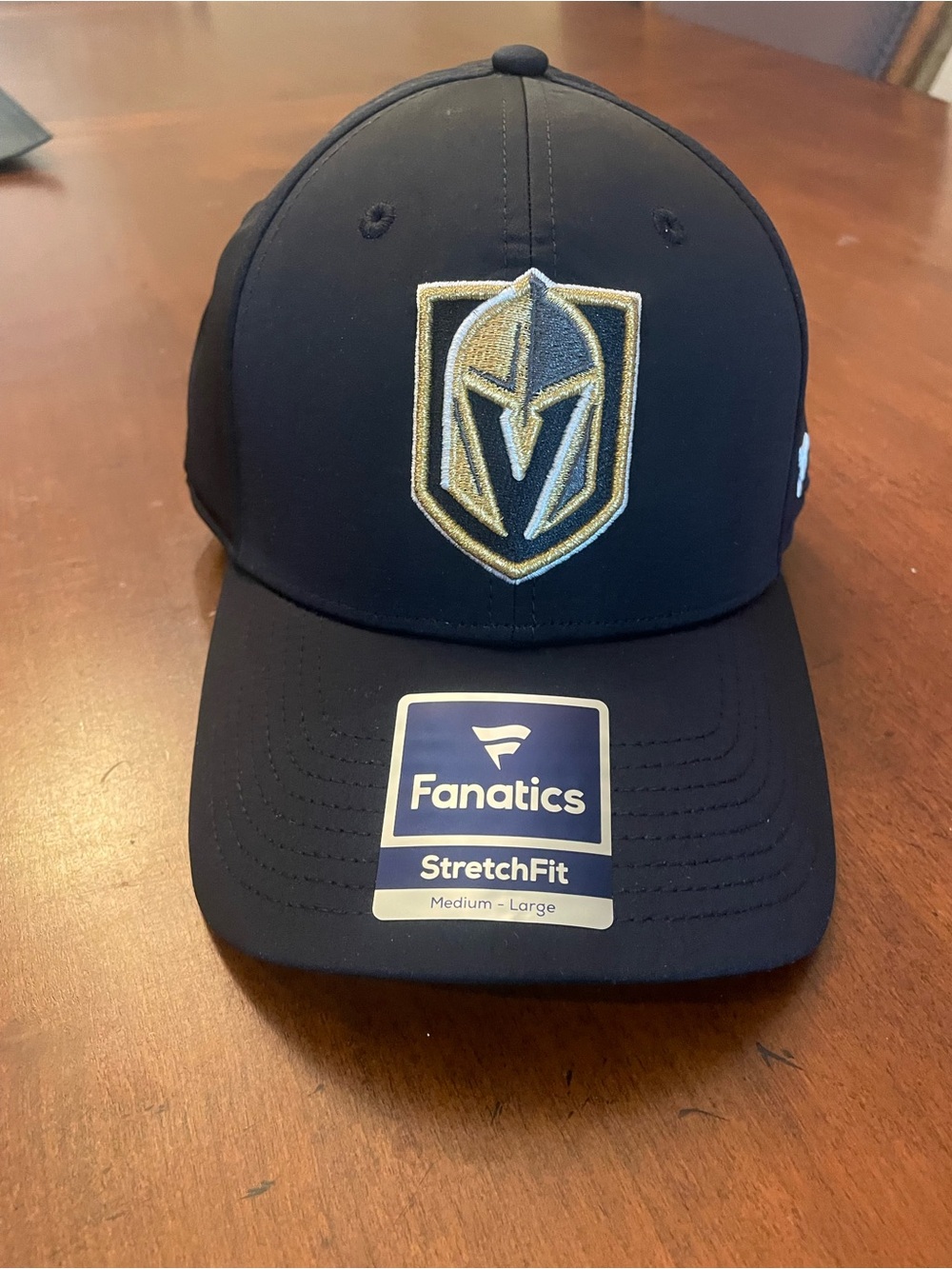 Las Vegas Knights Hat Cap Fanatics NHL Hockey VGK black & gold  medium/ large